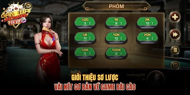 Nét sơ lược về siêu phẩm game bài cào
